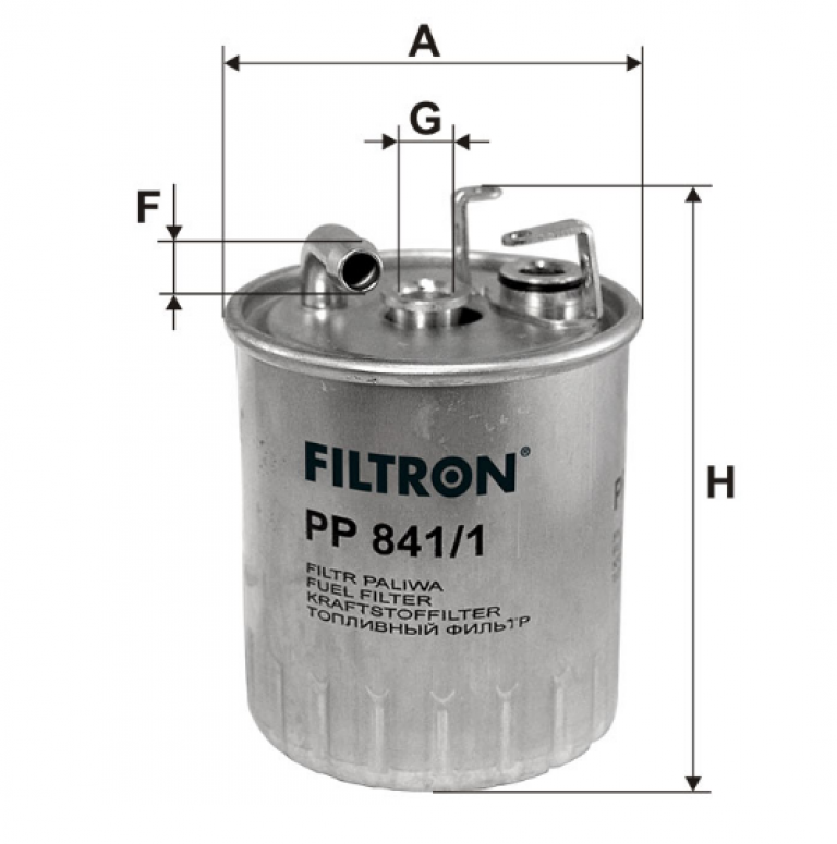 PP8411 Фильтр топливный Filtron - detaluga.ru