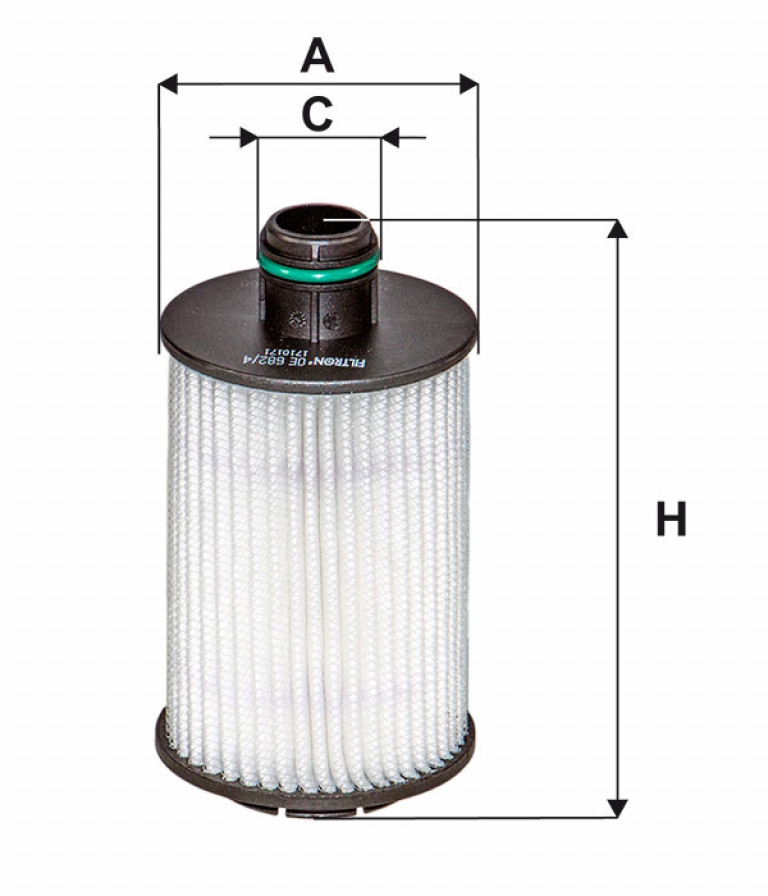 OE6824 Фильтр масляный Filtron - detaluga.ru