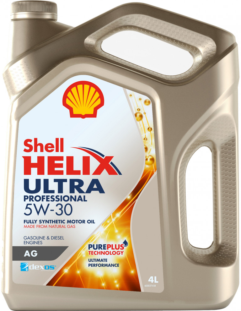 550046399 Масло моторное синтетическое "Helix Ultra Pro AG 5W-30", 4л Shell - detaluga.ru