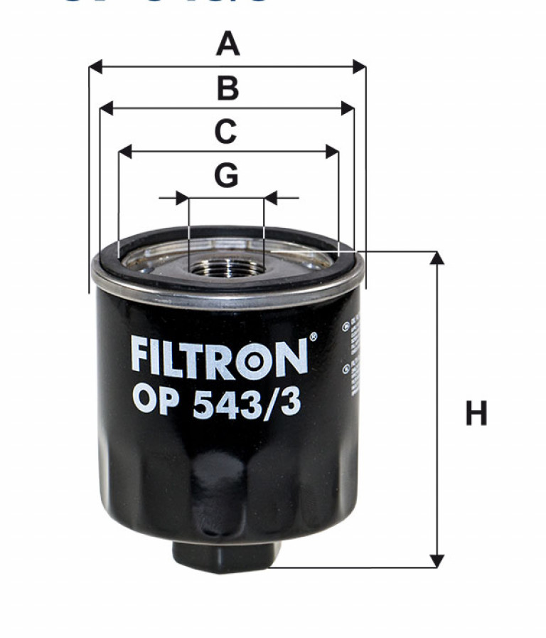 OP5433 Фильтр масляный Filtron - detaluga.ru