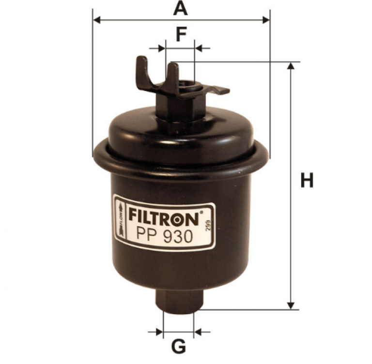 PP930 Фильтр топливный Filtron - detaluga.ru