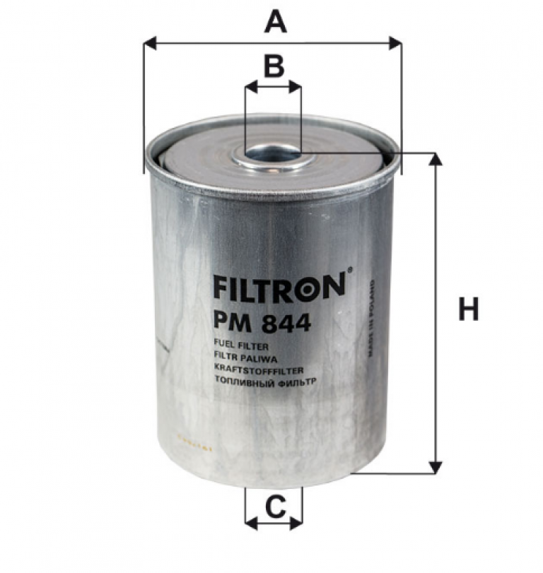 PM844 Фильтр топливный Filtron - detaluga.ru