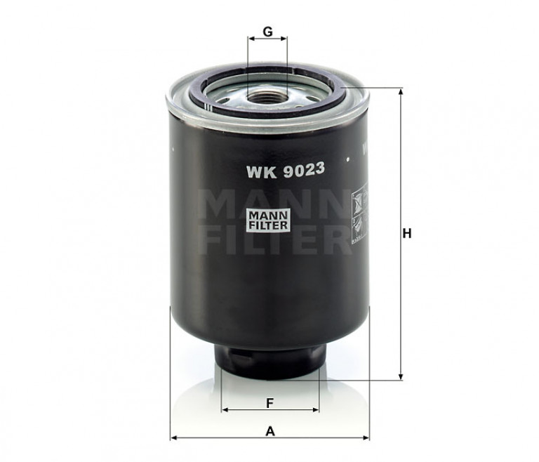 WK9023Z Фильтр топливный Mann - detaluga.ru
