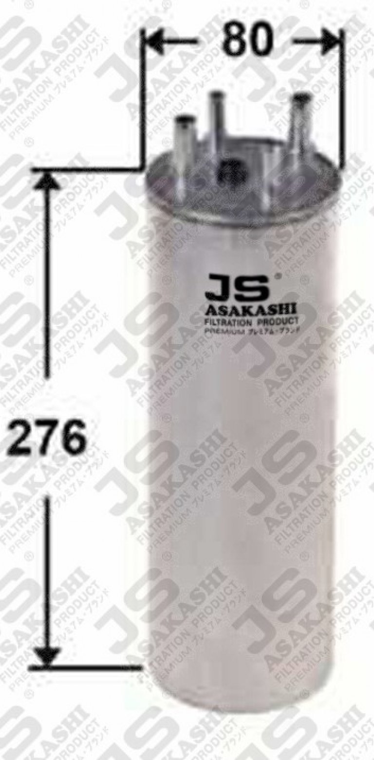 FS0010 Фильтр топливный JS ASAKASHI - detaluga.ru
