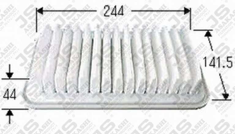 A740J Фильтр воздушный JS ASAKASHI - detaluga.ru