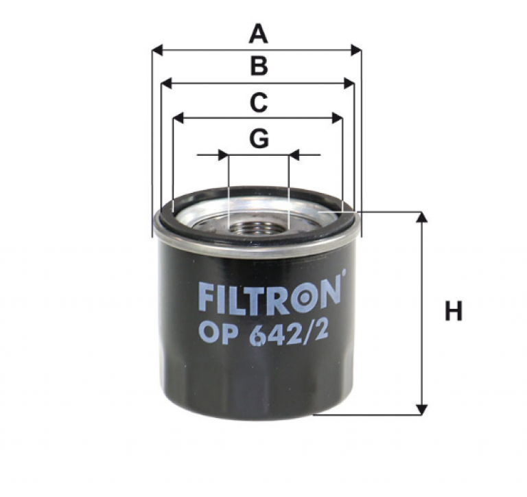 OP6422 Фильтр масляный Filtron - detaluga.ru