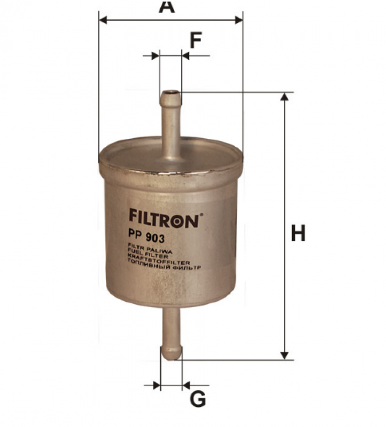 PP903 Фильтр топливный Filtron - detaluga.ru