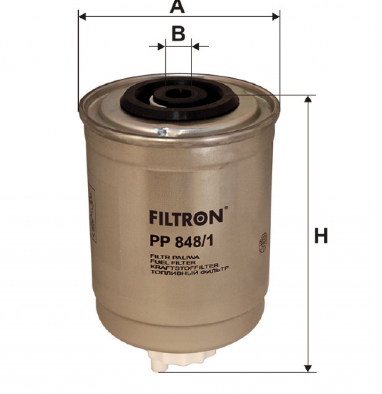 PP8481 Фильтр топливный Filtron - detaluga.ru