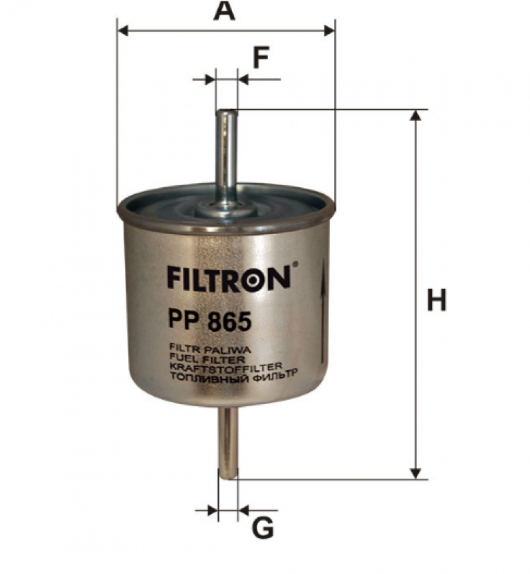 PP865 Фильтр топливный Filtron - detaluga.ru