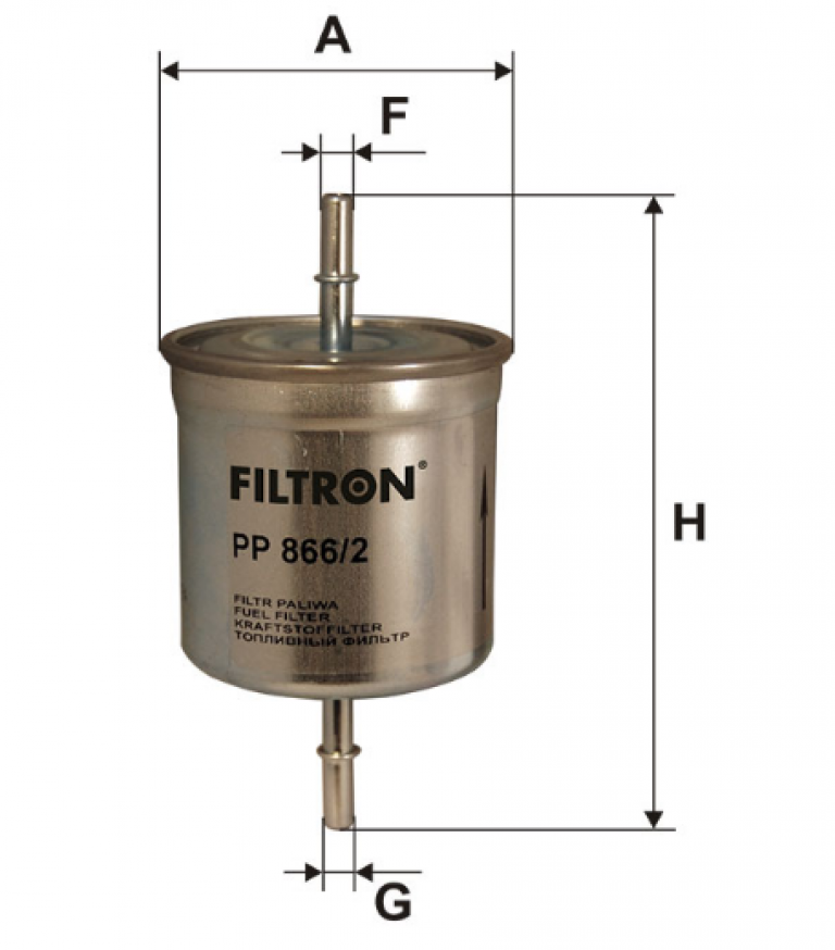PP8662 Фильтр топливный Filtron - detaluga.ru
