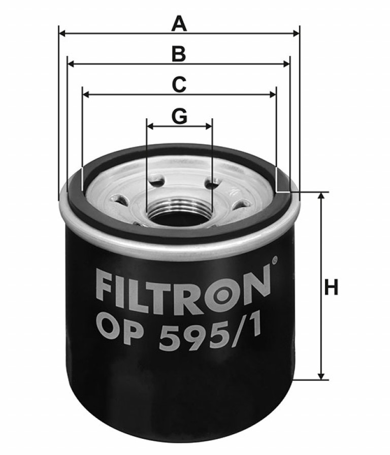 OP5951 Фильтр масляный Filtron - detaluga.ru