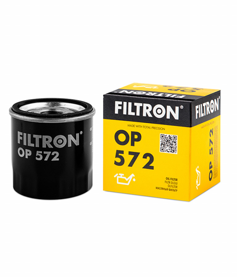 OP572 Фильтр масляный Filtron - detaluga.ru