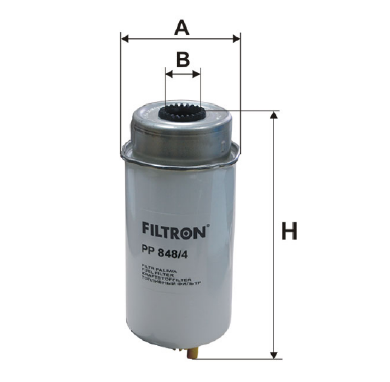 PP8484 Фильтр топливный Filtron - detaluga.ru