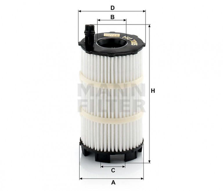 HU7005X Фильтр масляный Mann - detaluga.ru