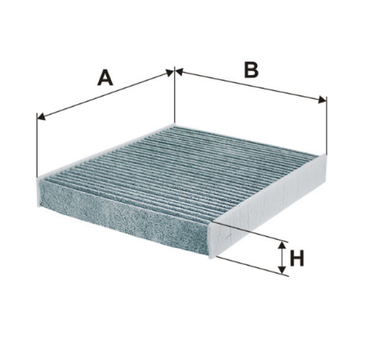 K1313A Фильтр салонный угольный Filtron - detaluga.ru