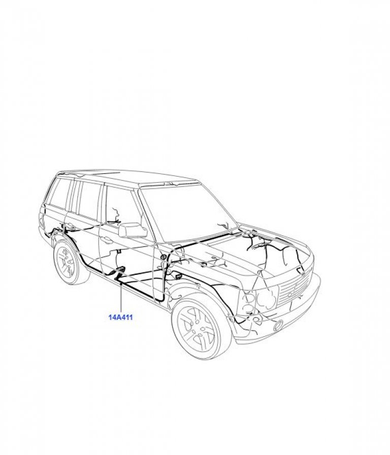 YMD508680 Электропроводка кузова и задка Land Rover - detaluga.ru