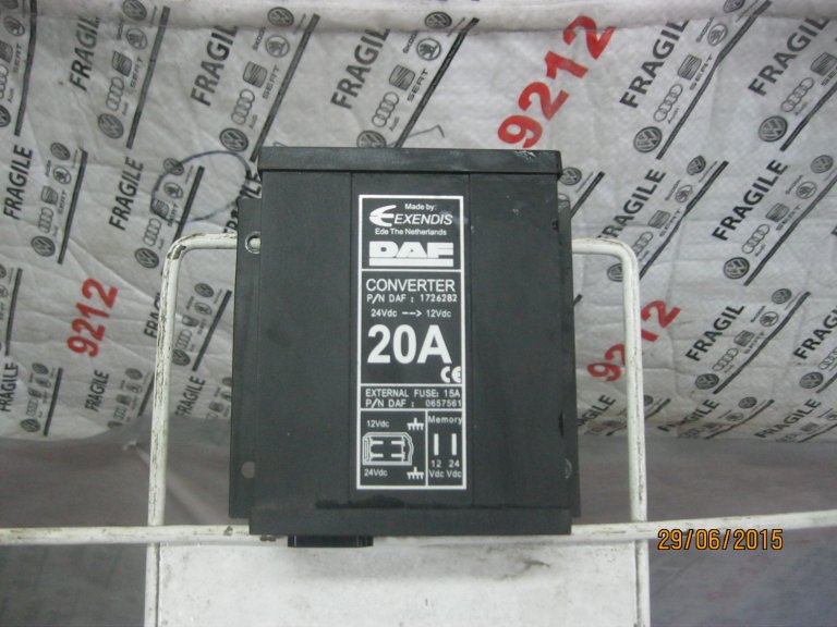 1726282 Блок электронный пробразователя DAF 24-12 20A  DAF - detaluga.ru