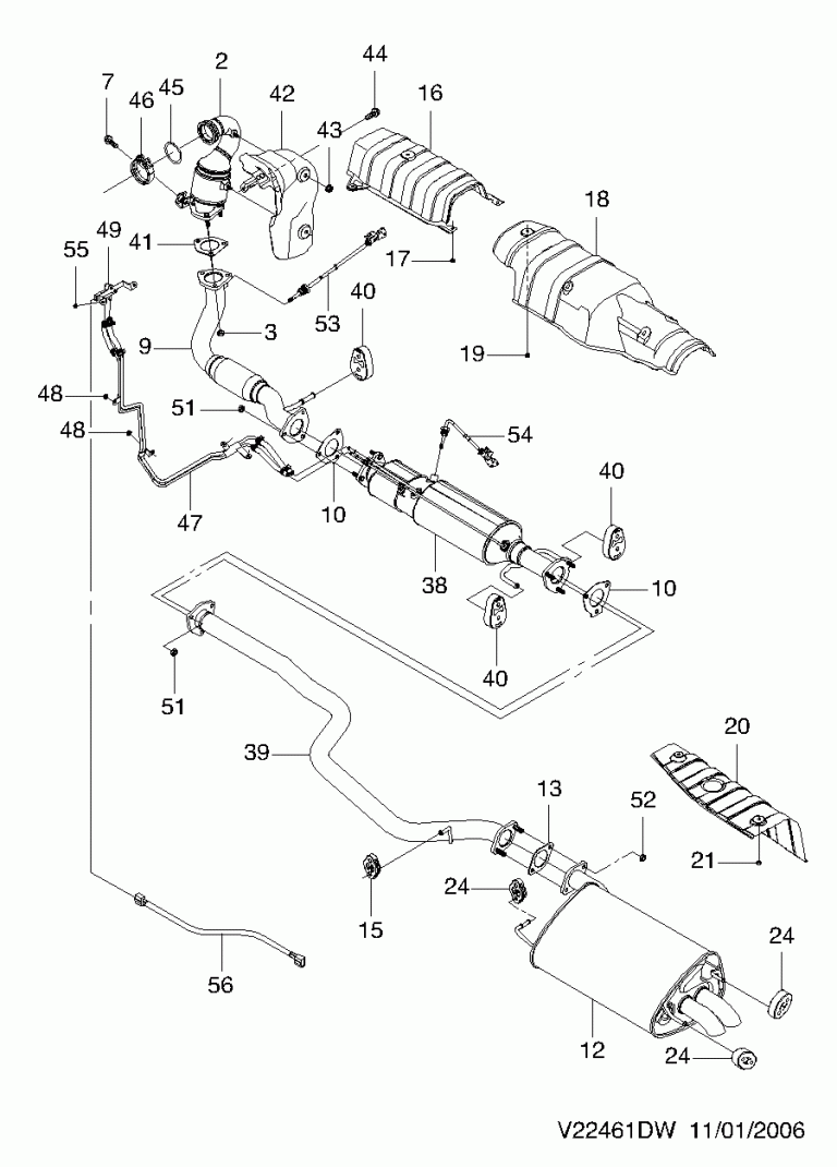 96434326 Катализатор Chevrolet Epica GENERAL MOTORS - detaluga.ru