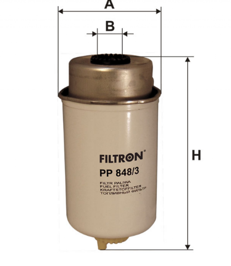 PP8483 Фильтр топливный Filtron - detaluga.ru