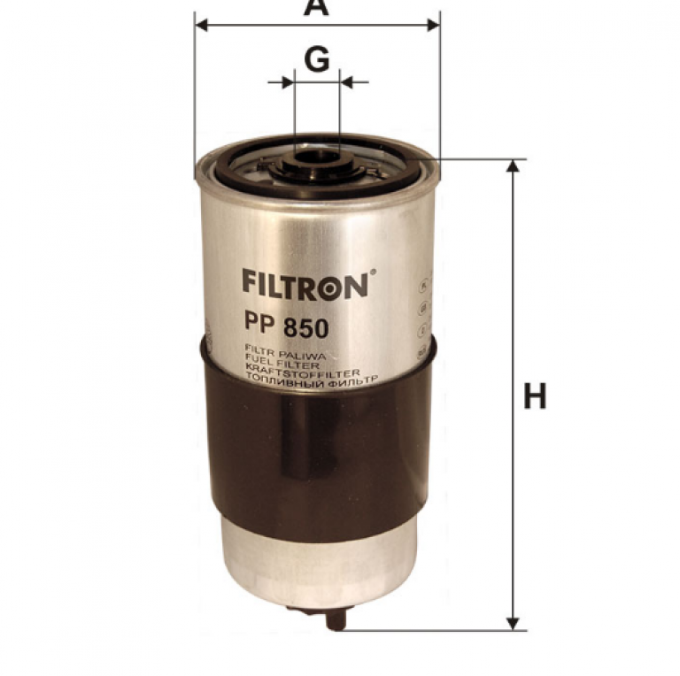 PP850 Фильт топливный Filtron - detaluga.ru