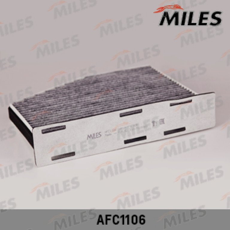 AFC1106 Фильтр салона, угольный MILES - detaluga.ru