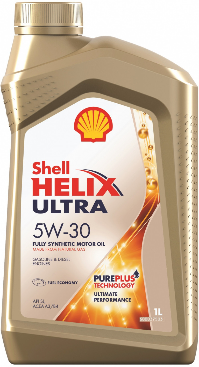 550046383 Масло моторное синтетическое "Helix Ultra 5W-30", 1л Shell - detaluga.ru