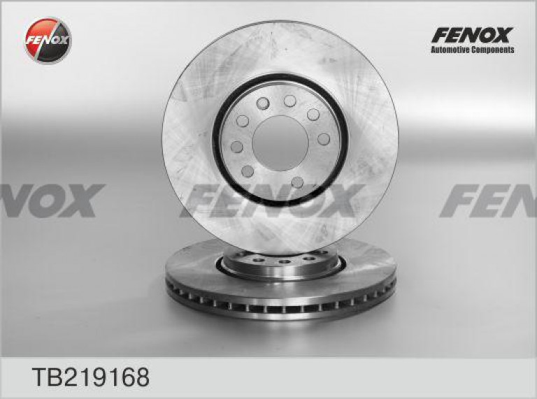 TB219168 Диск тормозной передний Fenox - detaluga.ru
