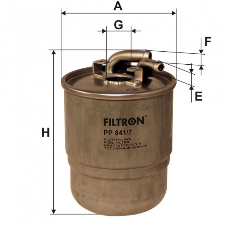 PP8417 Фильтр топливный Filtron - detaluga.ru