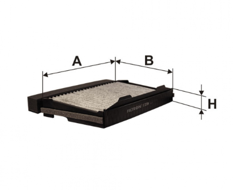 K1159A Фильтр салонный угольный Filtron - detaluga.ru